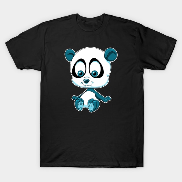 Panda Baby T-Shirt by Wickedcartoons